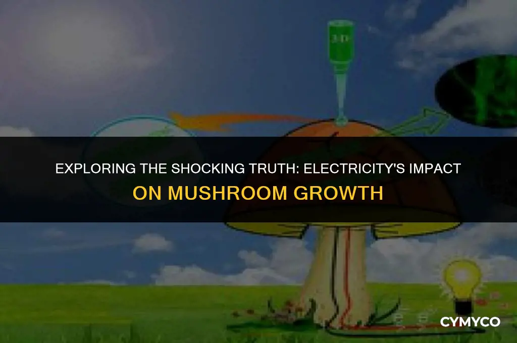 does electricity make mushrooms grow