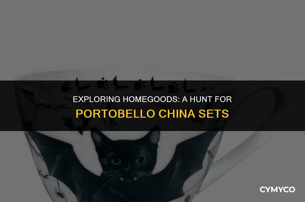 does homegoods sell portobello china