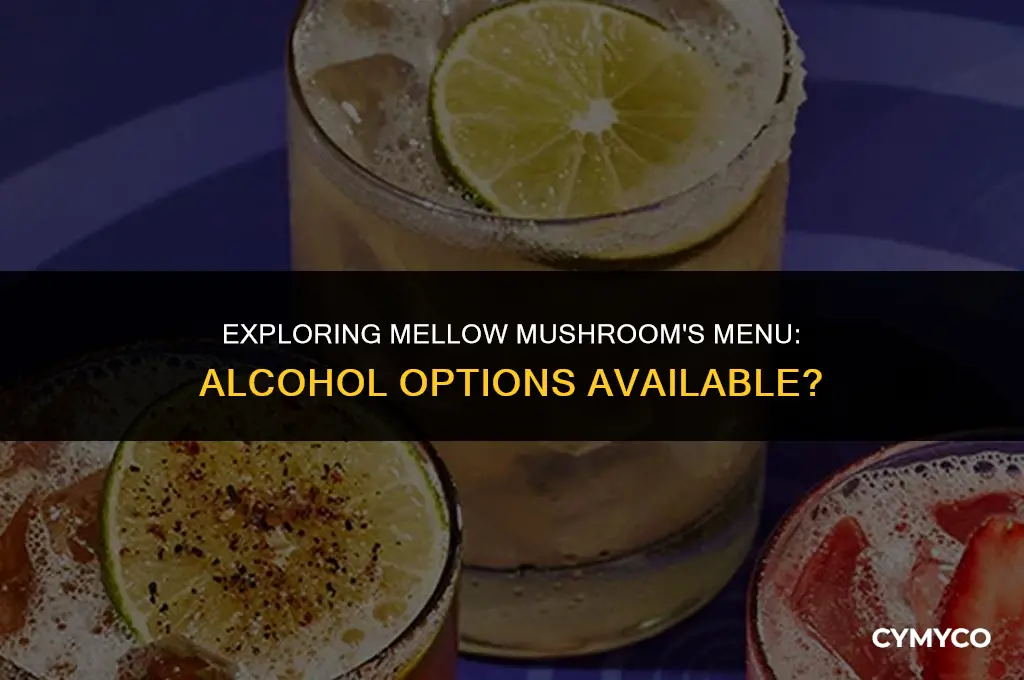 does mellow mushroom sell alcohol
