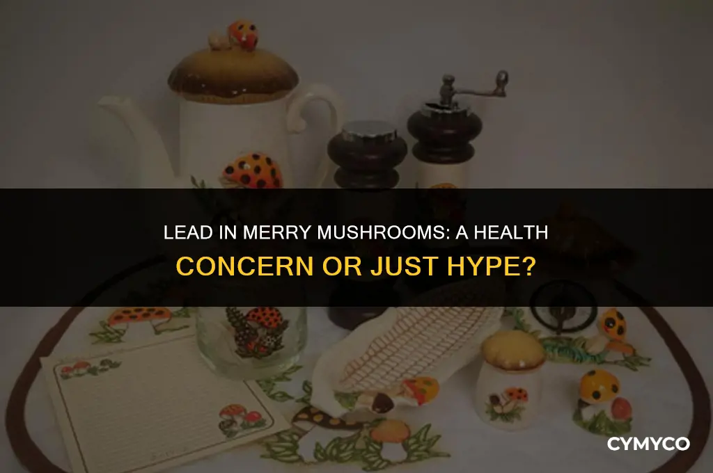 does merry mushroom contain lead