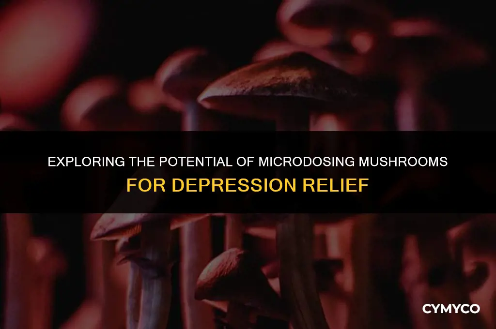 does microdosing mushrooms help depression