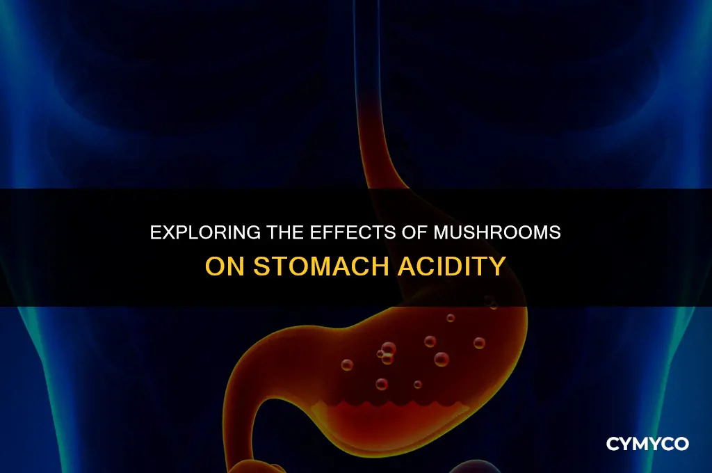 does mushroom cause acidity