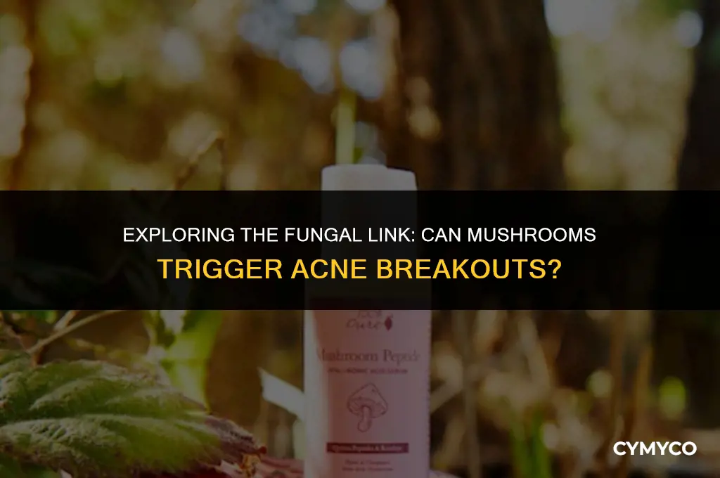 does mushroom cause acne