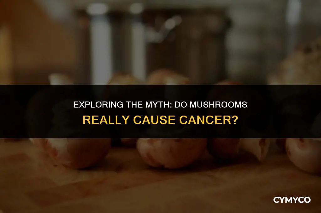 does mushroom cause cancer