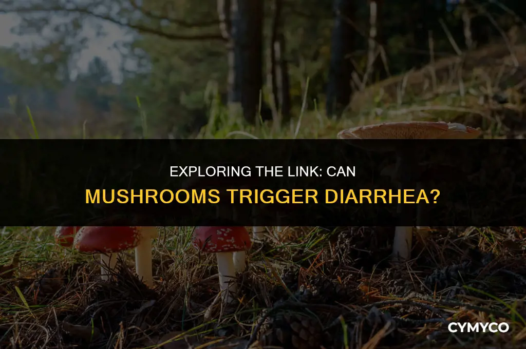 does mushroom cause diarrhea