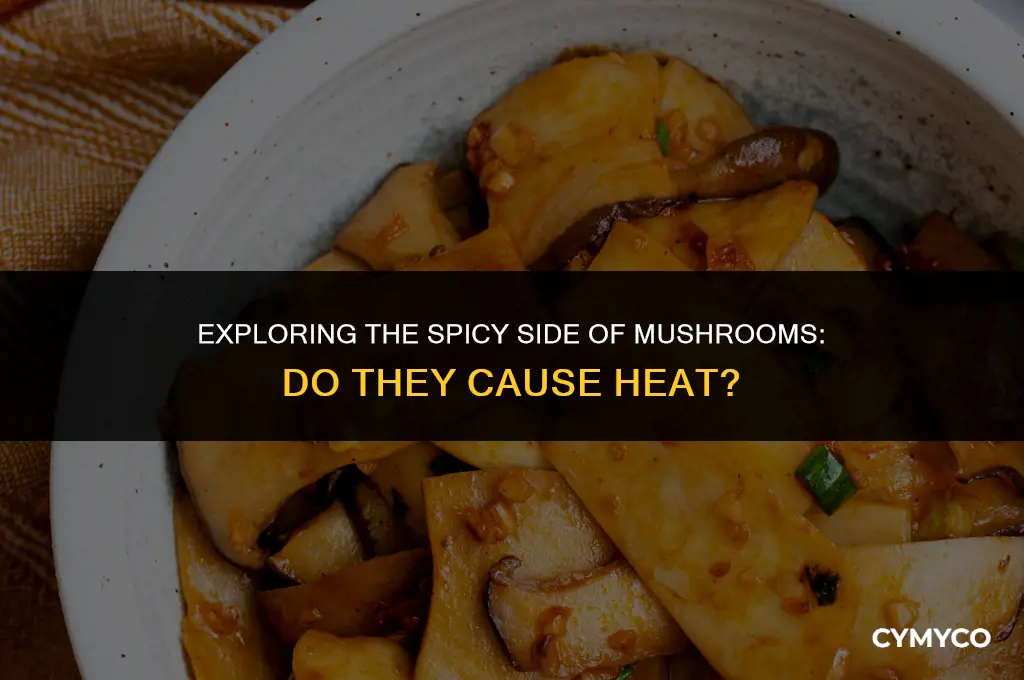 does mushroom cause heat