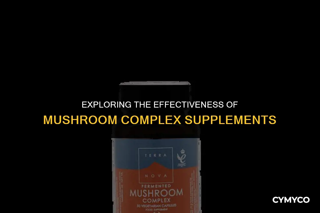 does mushroom complex work