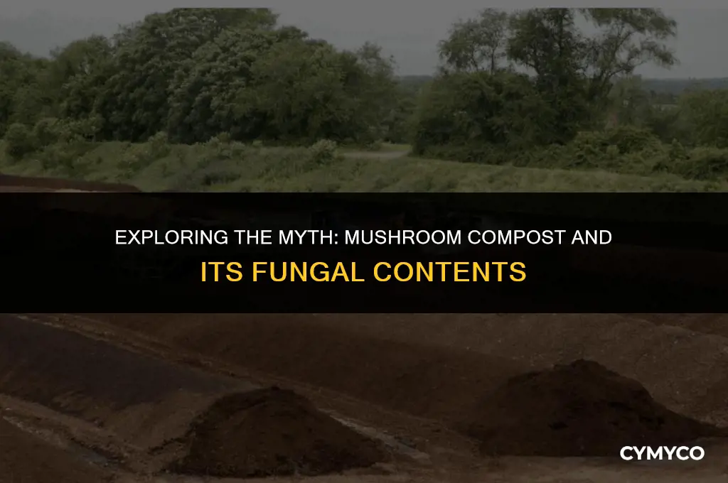 does mushroom compost contain mushrooms