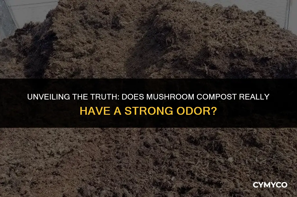 does mushroom compost smell