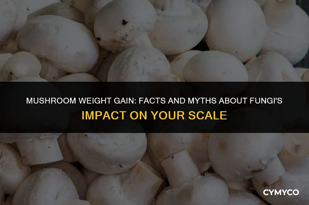 does mushroom gain weight