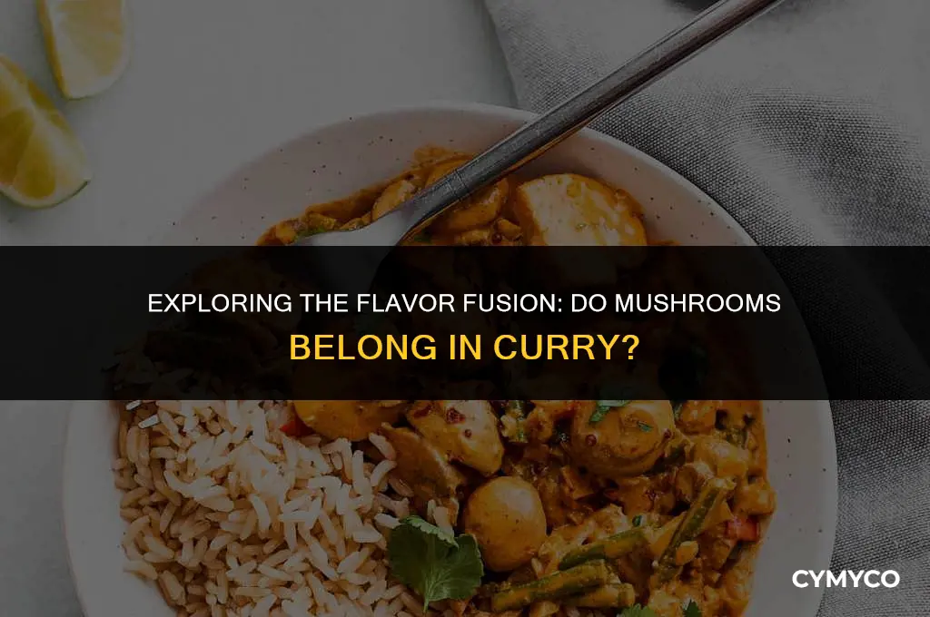 does mushroom go in curry