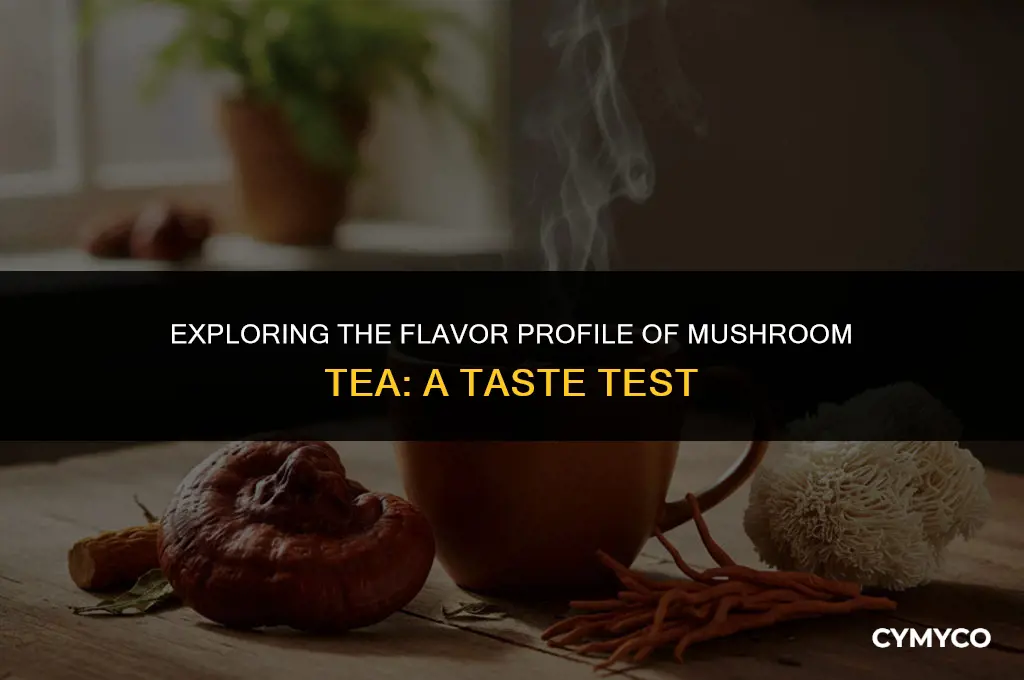 does mushroom tea taste bad