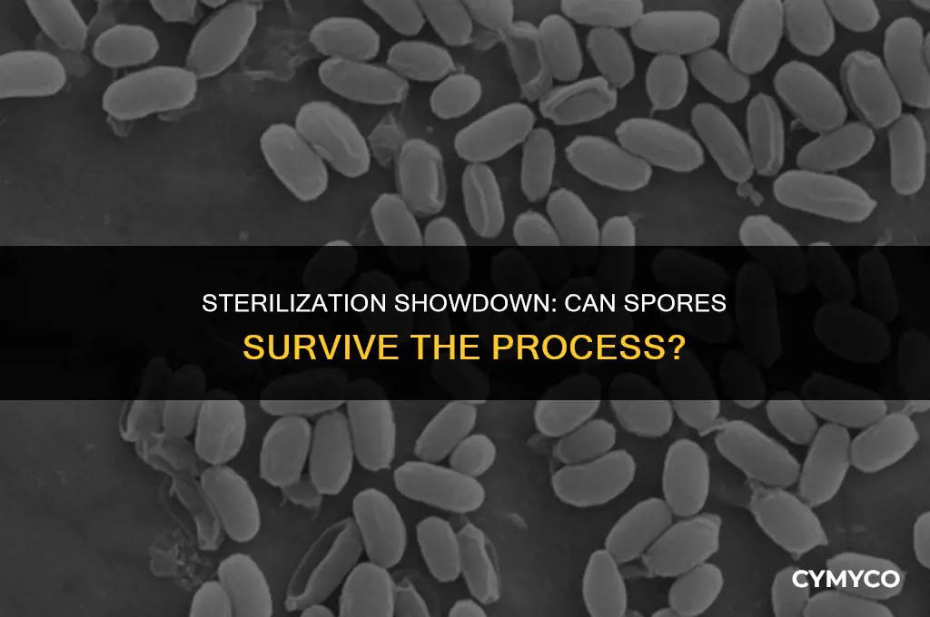 does sterilization kill spores