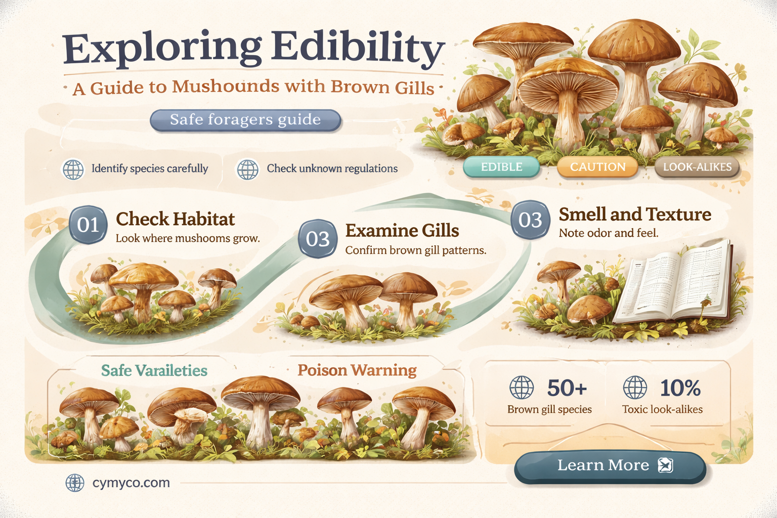 are mushrooms with brown gills poisonous