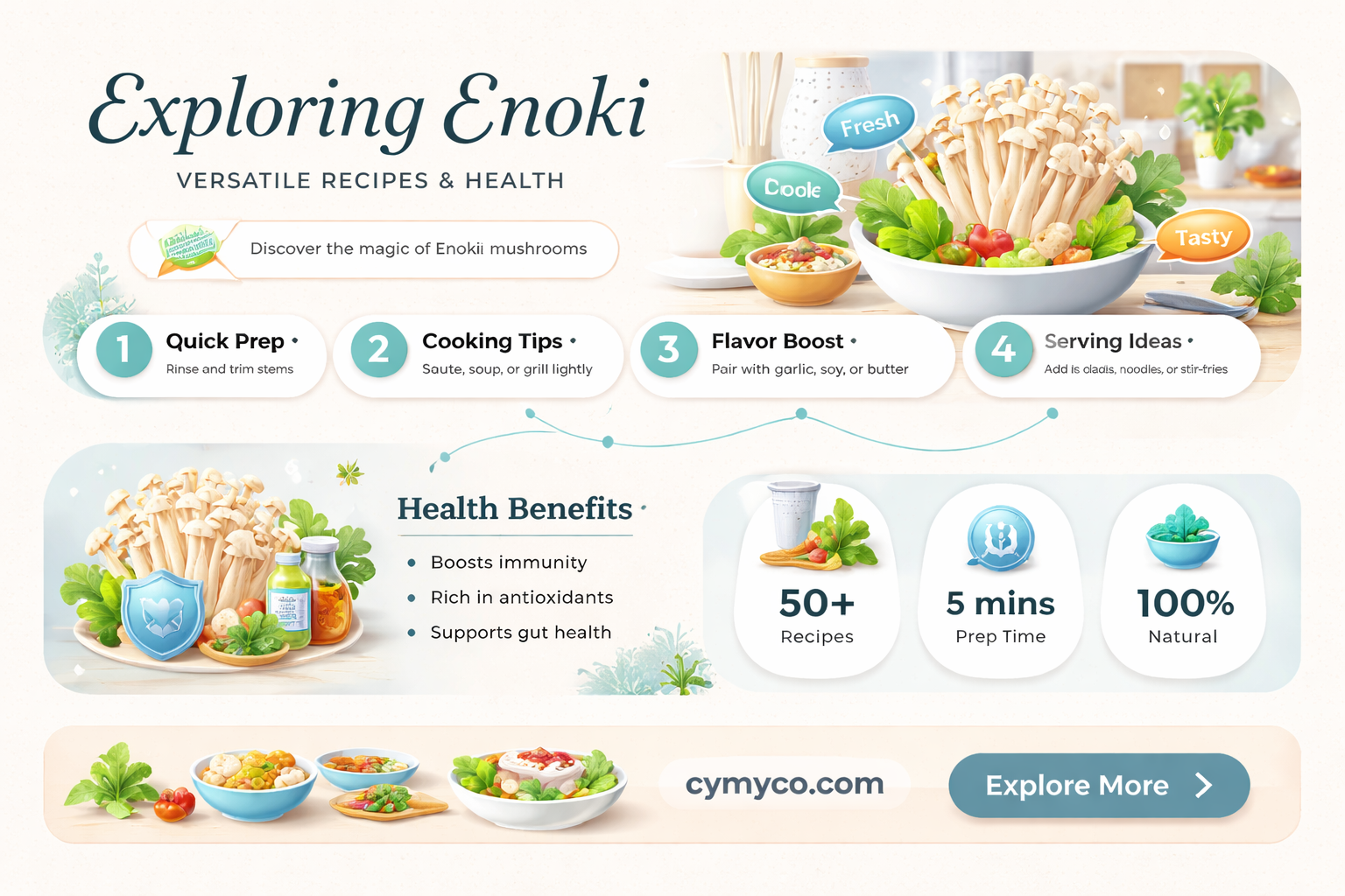 what to do with enoki