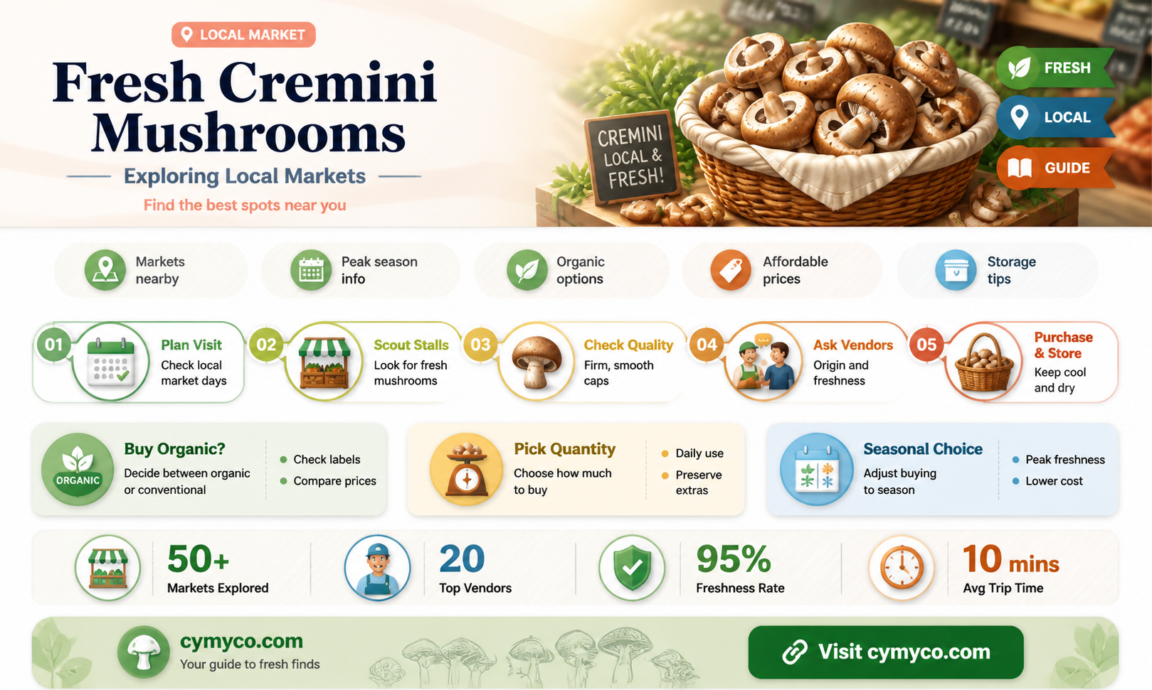 where do you buy cremini mushrooms