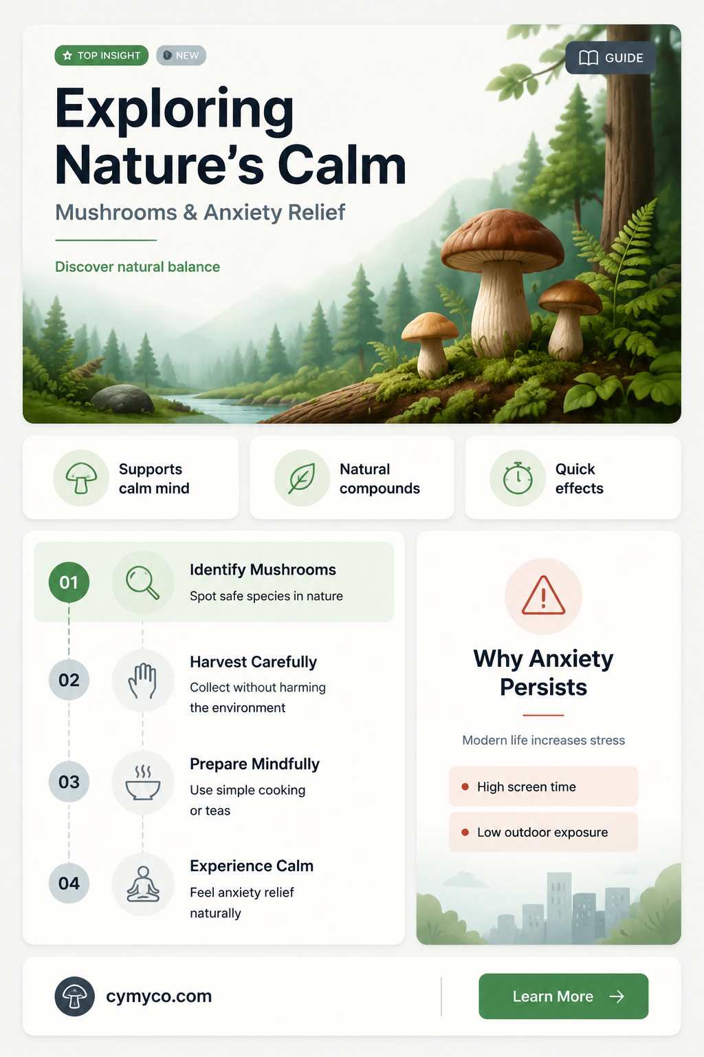 are mushrooms good for anxiety