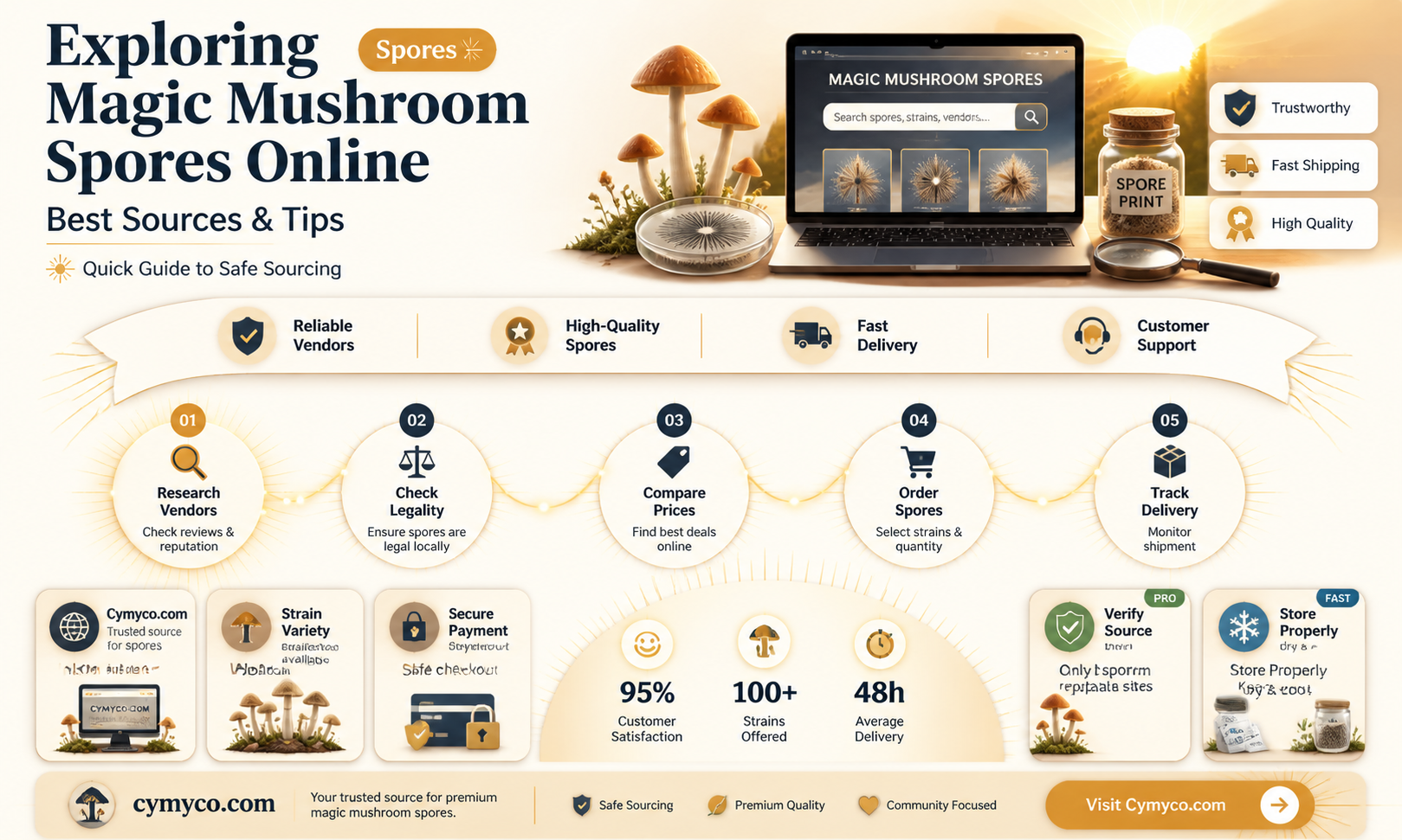 what sites should be used to get magic mushroom spore