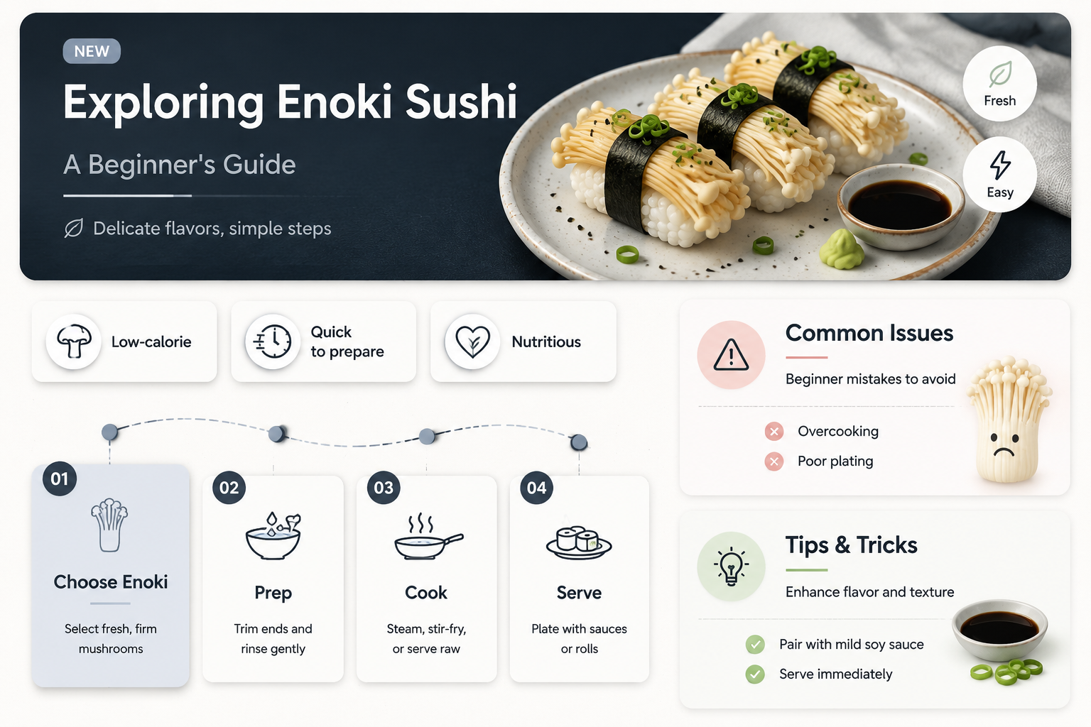 what is enoki sushi