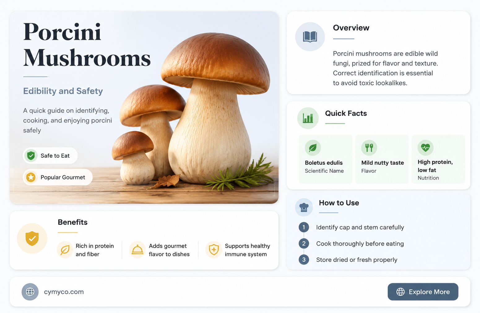 are porcini mushrooms poisonous