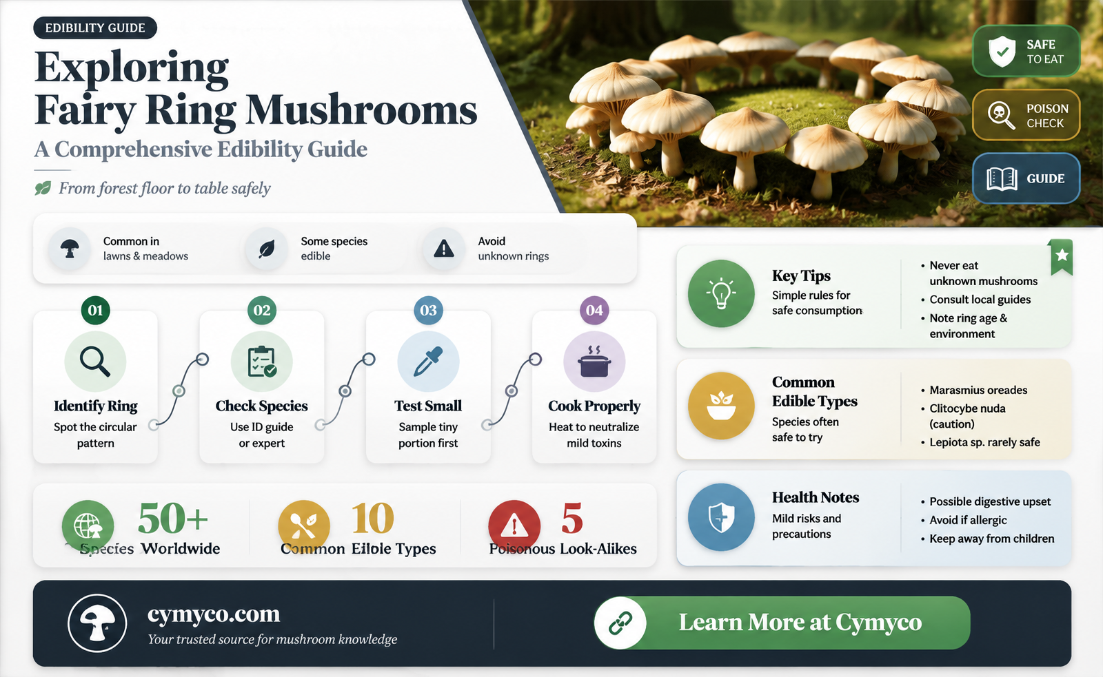 are fairy ring mushrooms safe to eat