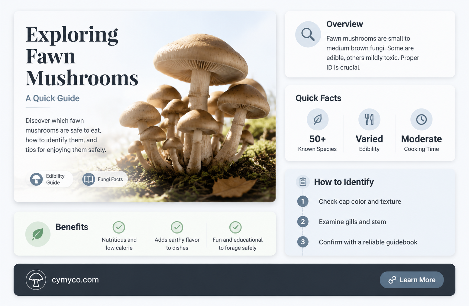 are fawn mushroom edible