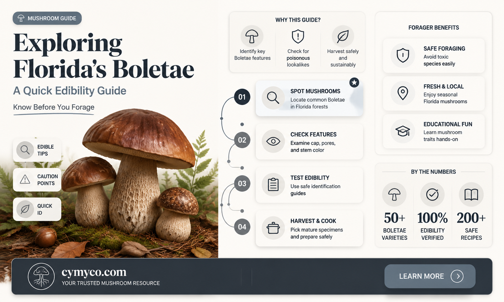are florida bolitae mushrooms edible