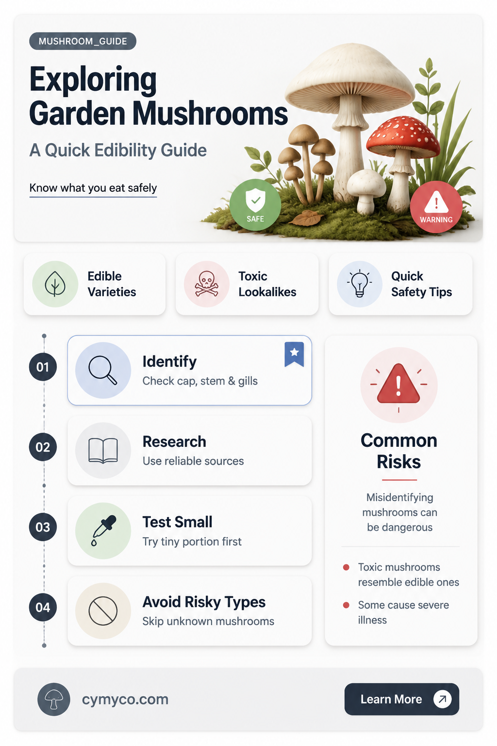 are garden mushrooms edible
