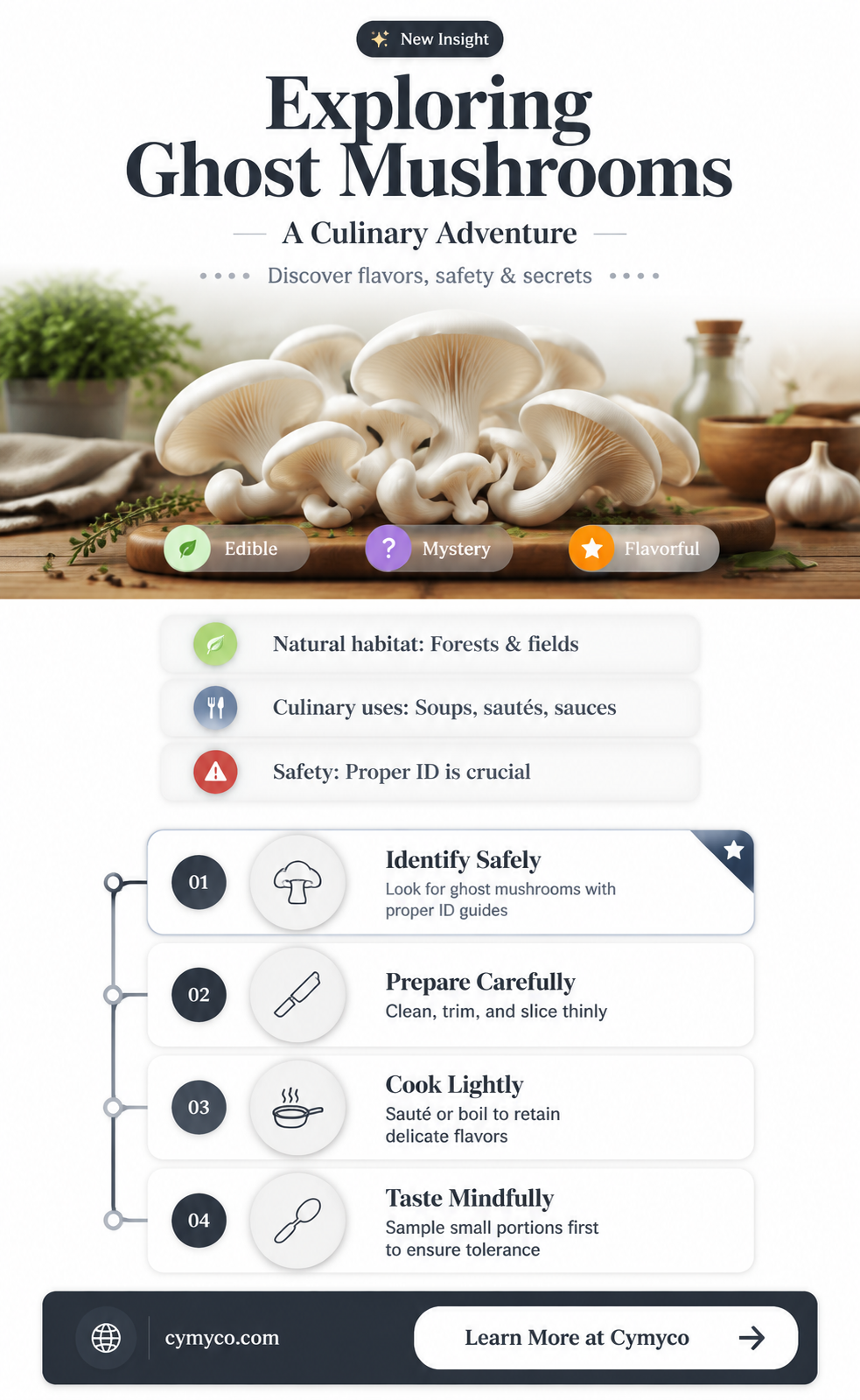 are ghost mushrooms edible