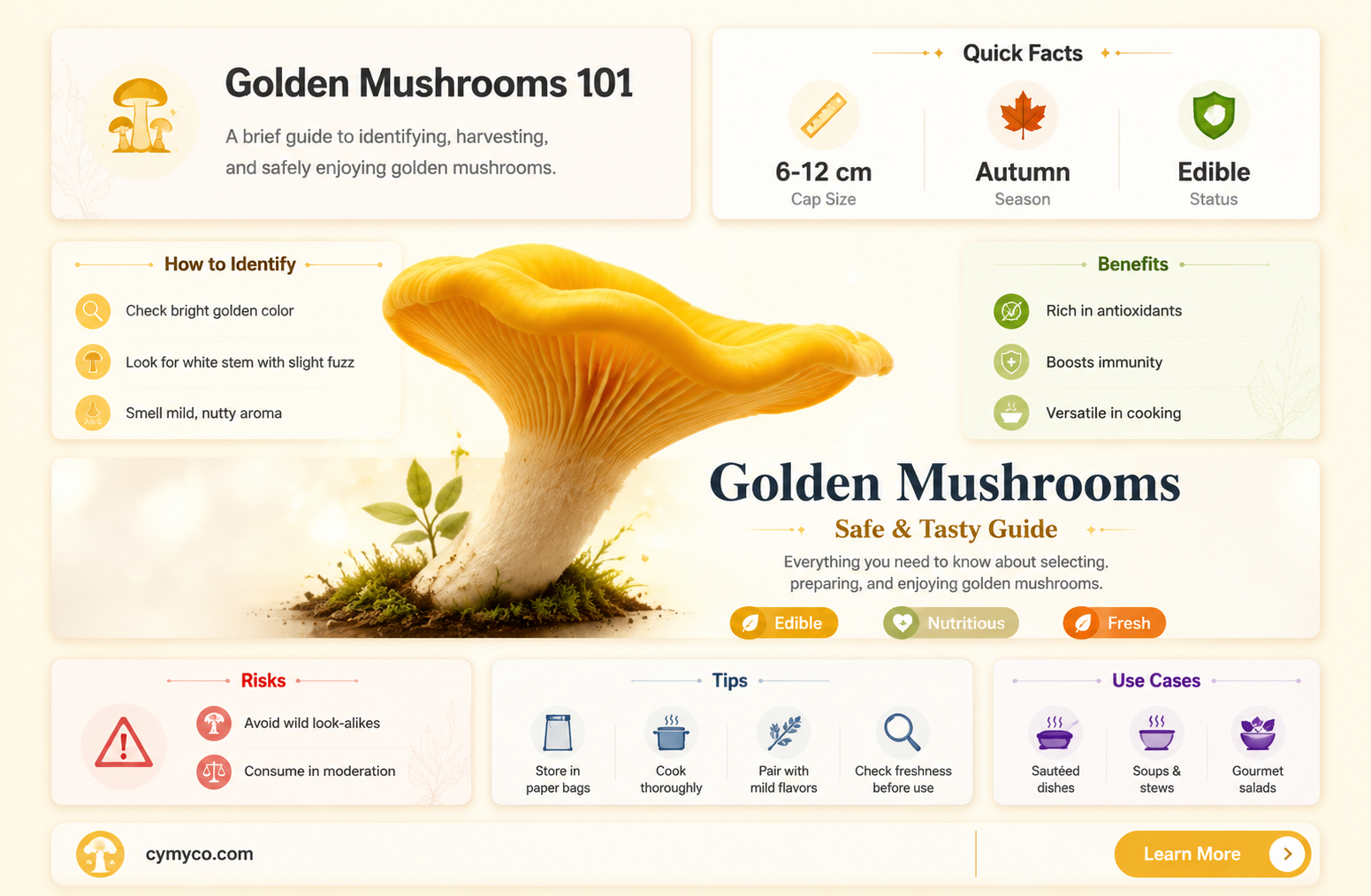 are golden mushrooms poisonous