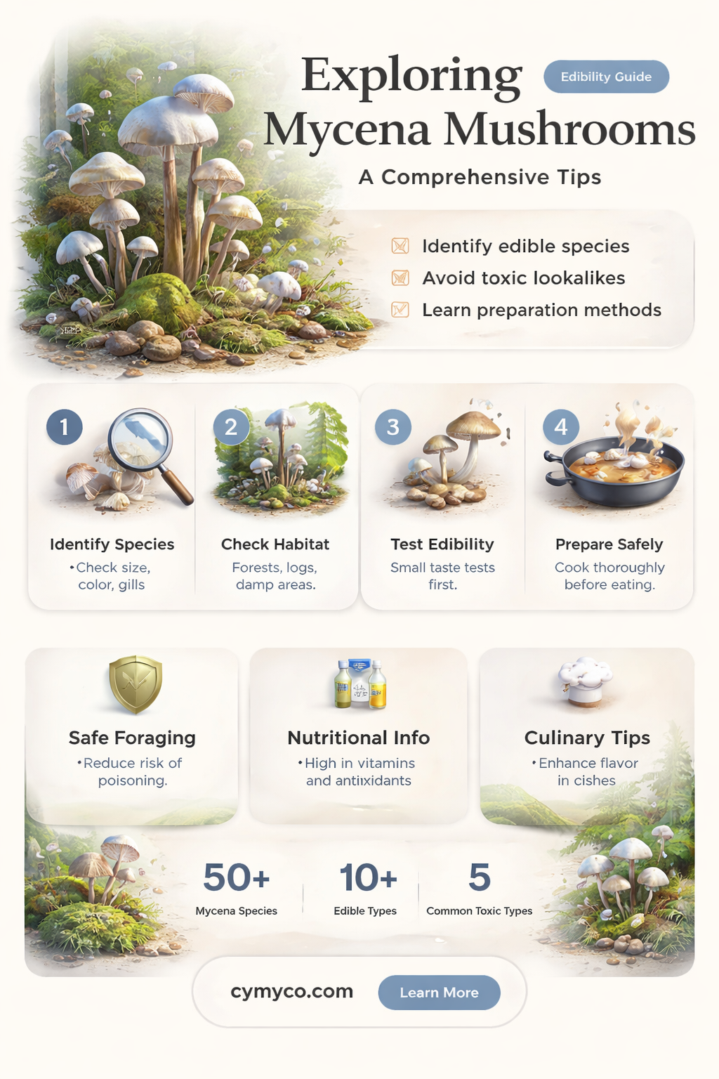 are mycena mushrooms poisonous