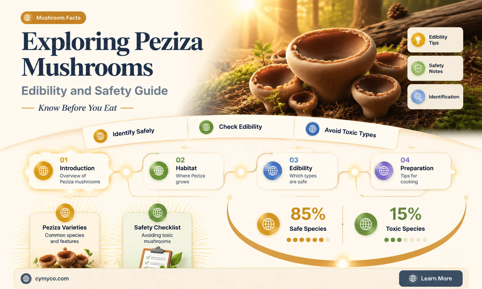 are peziza mushrooms poisonous for you