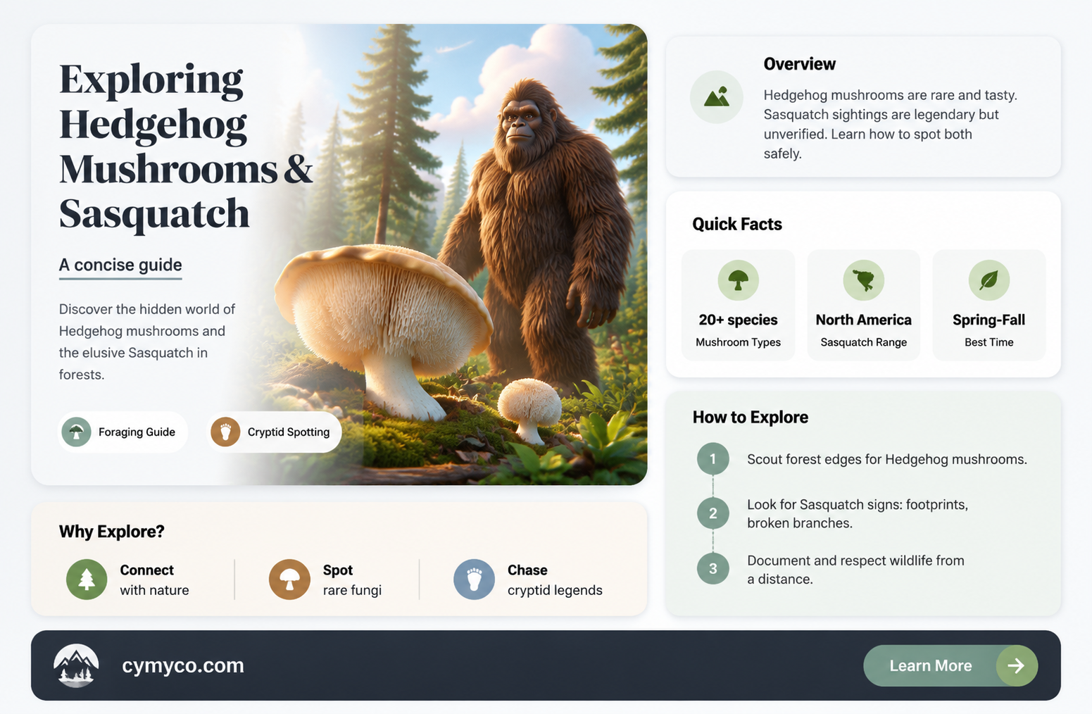 where to find hedgehog mushroom sneaky sasquatch