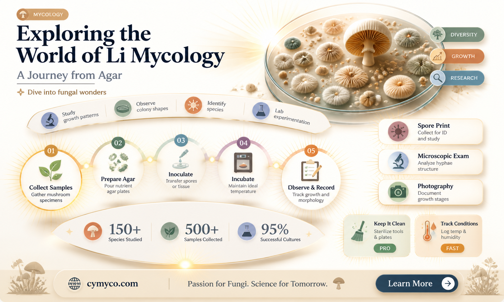 what is li mycology from agar