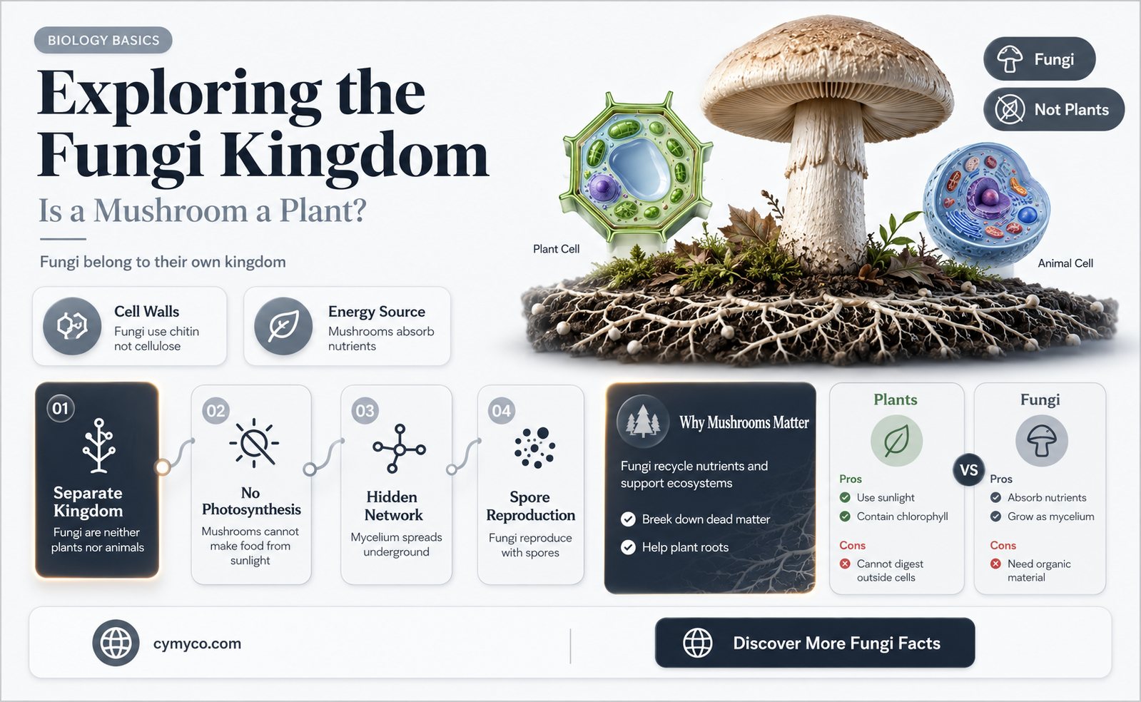 does mushroom a plant