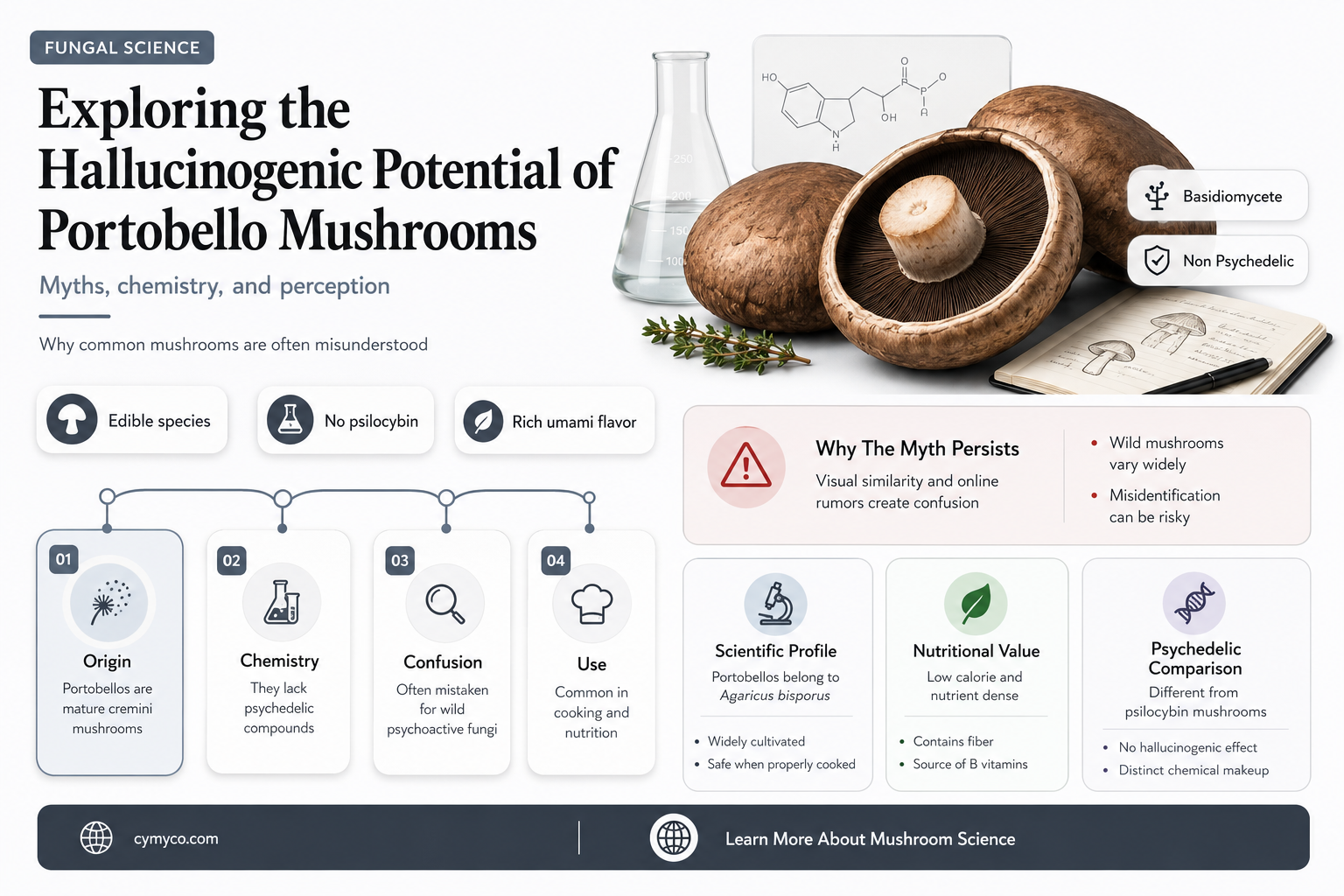 can portobello mushrooms make you hallucinate