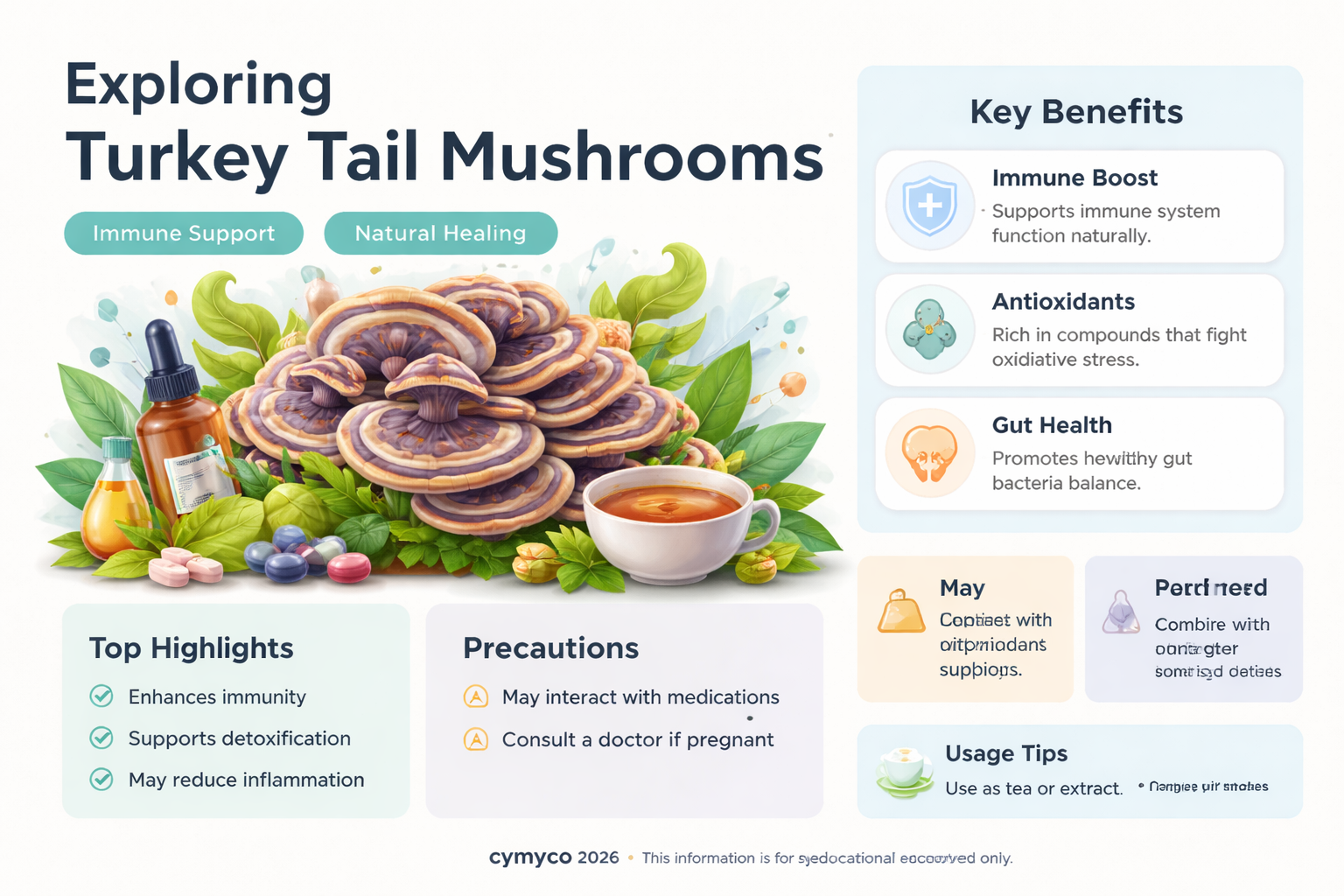 what are turkey tail mushrooms good for