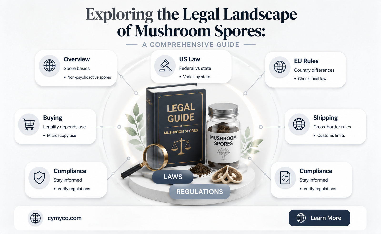 is buying mushroom spores legal