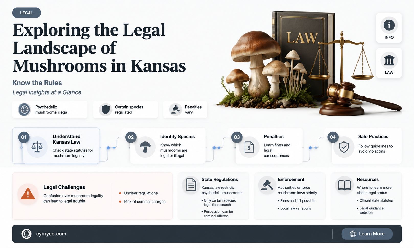 are mushrooms legal in kansas