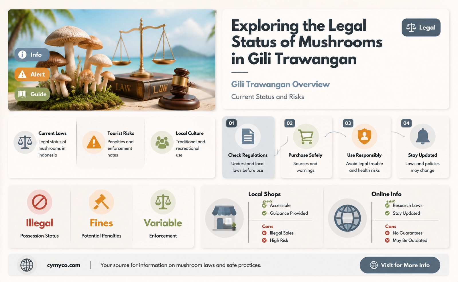 are mushrooms legal in gili t