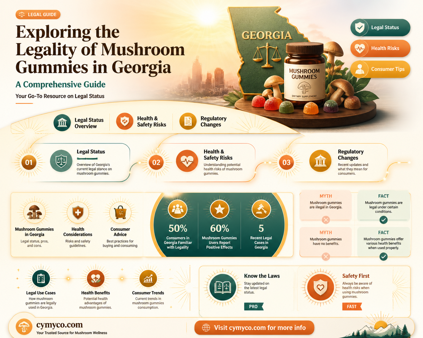 are mushroom gummies legal in georgia