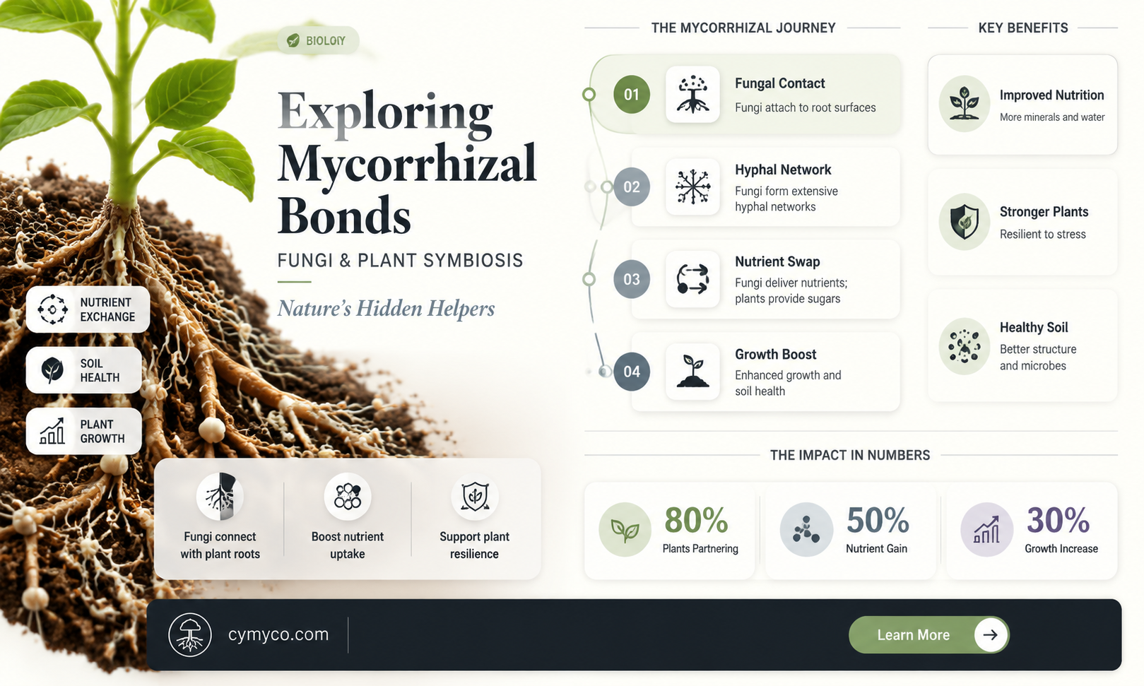 what type of symbiotic relationship is exemplified by mycorrhizal fungi