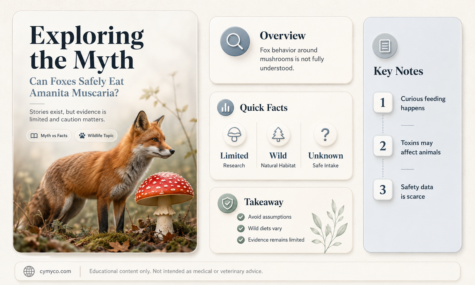 can foxes eat amanita muscaria