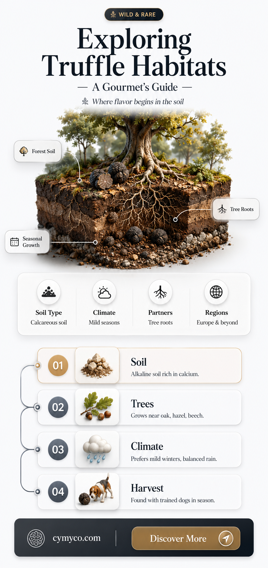 where do truffles grow naturally