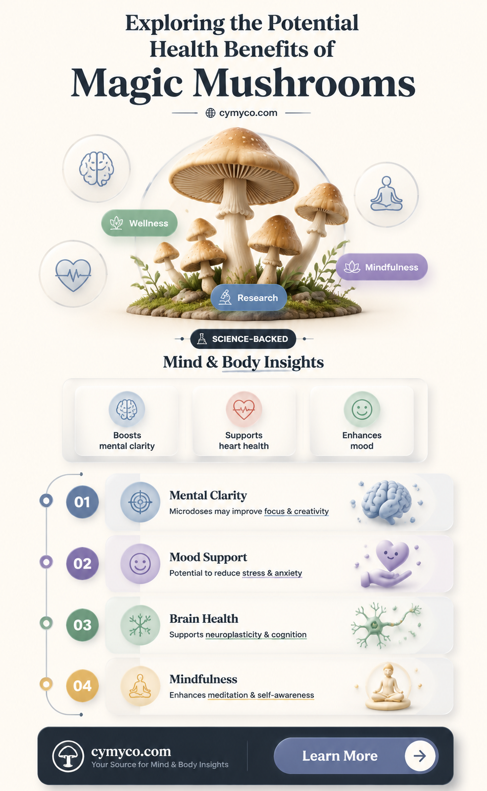 are magic mushrooms good for you