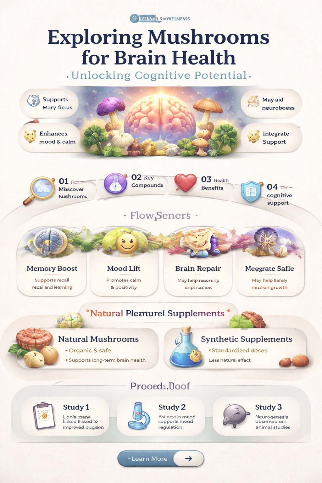 can mushrooms heal brain