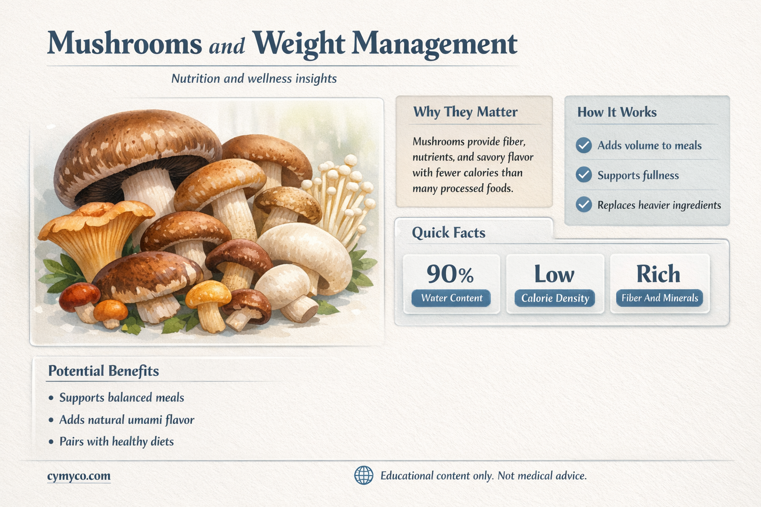 can mushrooms help lose weight