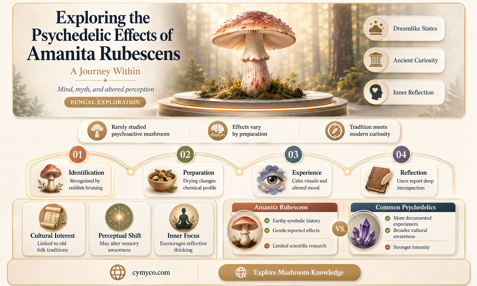 can amanita rubescens make you trip