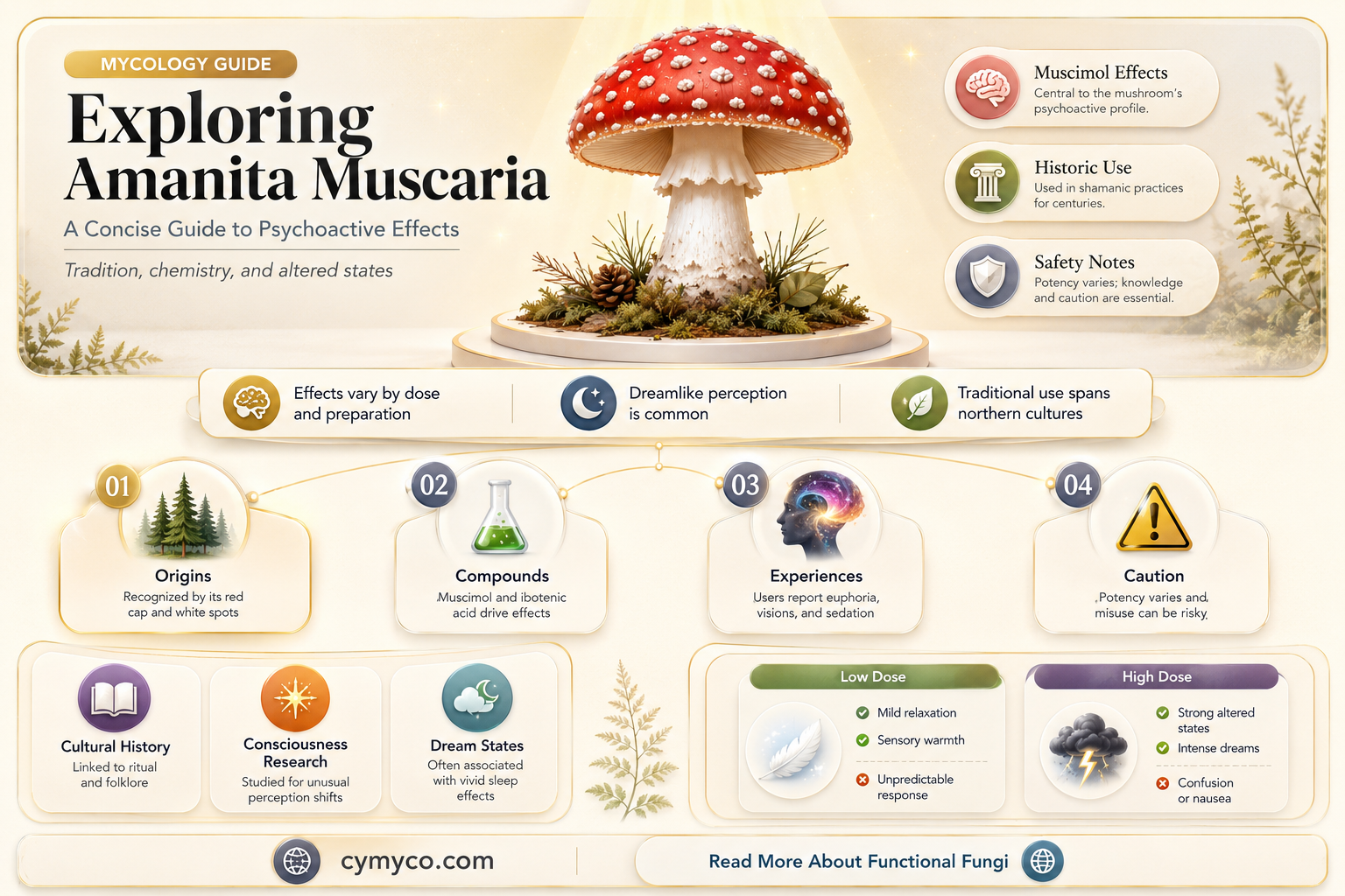 can amanita muscaria get you high