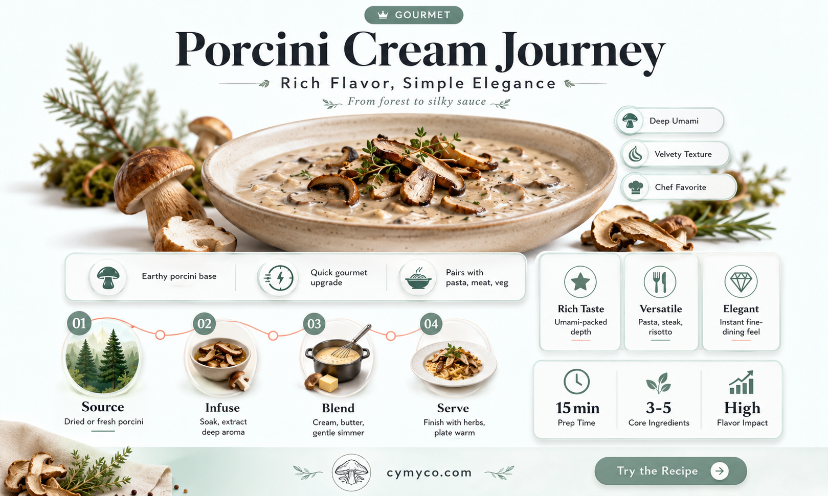 what is porcini cream